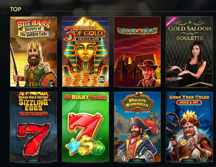 Dolly Casino Italia games