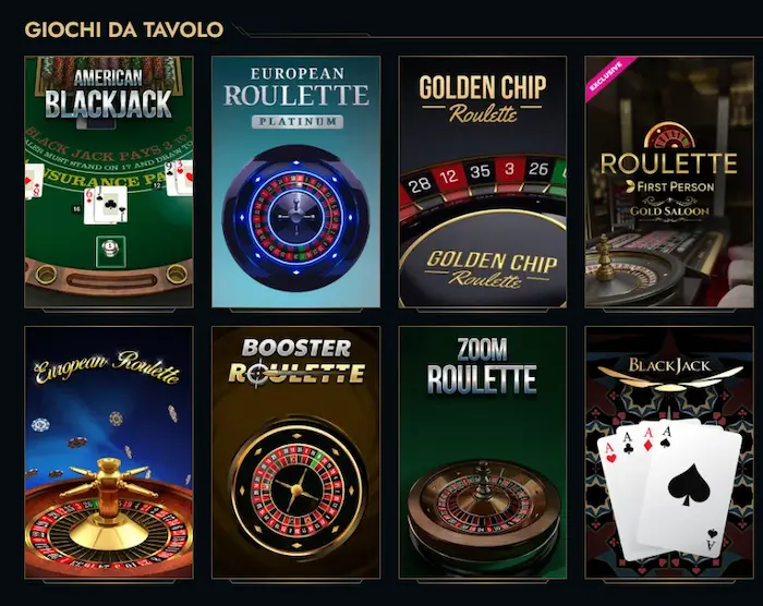 Dolly Casino Italia table