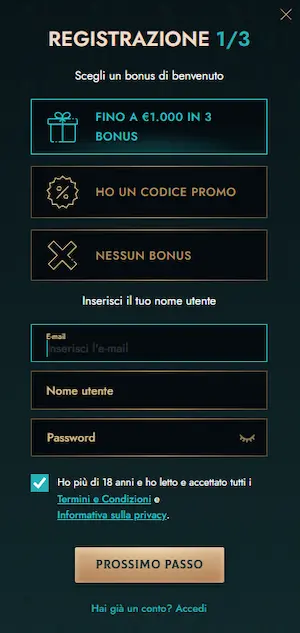 Dolly Casino Italia reg